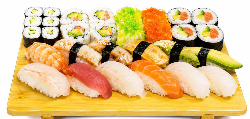 Große Sushi Teller (26 Stk)