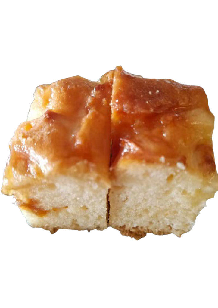 Blechkuchen Apfel-Karamell